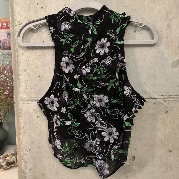 danielle guizio floral dreams embroidered top